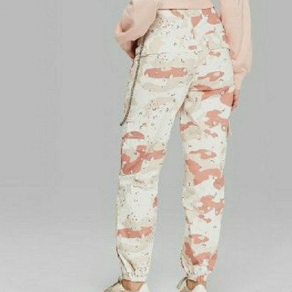 High Rise Camo Skinny Joggers - Picture 2 of 2